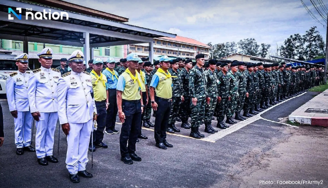 Militer Thailand Beri Penghormatan Terakhir pada Dua Prajurit Gugur Perang Kamboja